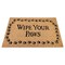 First Concept First Concept 18 in. W X 30 in. L Black/Brown Wipe Your Paws Coir Door Mat FC-72025 - alternate 3